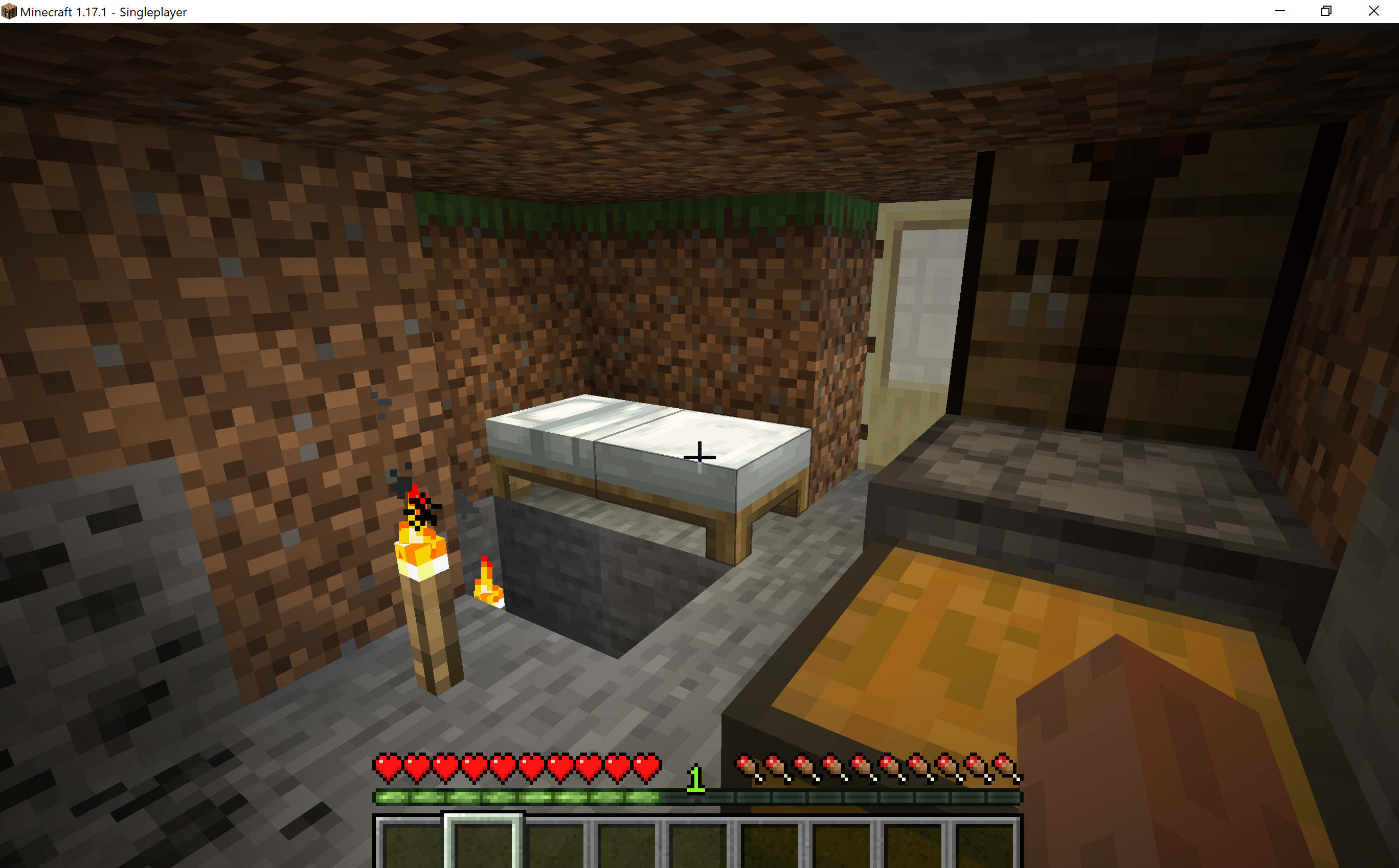 first night Minecraft shelter